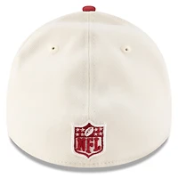 Casquette New Era 39THIRTY Flex pour homme, couleur crème/cardinal, Arizona Cardinals, repêchage NFL 2025