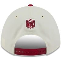 Casquette ajustable New Era 9FORTY A-Frame M-Crown pour homme, couleur crème/cardinal, Arizona Cardinals, draft NFL 2025