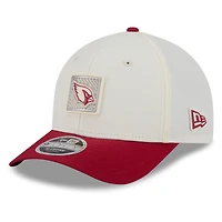 Men's New Era  Cream/Cardinal Arizona Cardinals 2026 NFL Training Camp 9FORTY Adjustable Hat