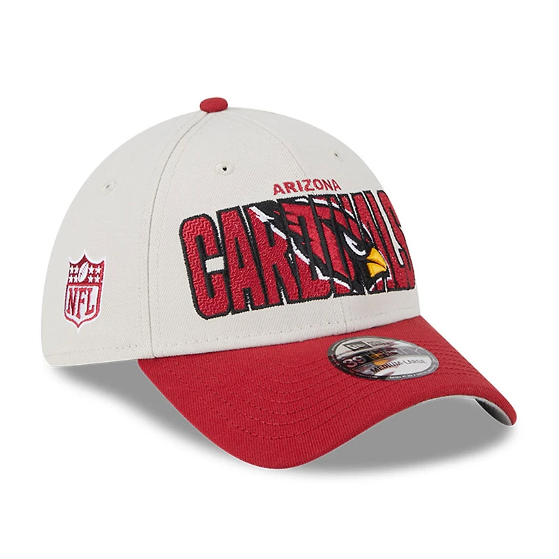 Men's New Era Cream Arizona Cardinals 2023 NFL Draft 39THIRTY Flex Hat