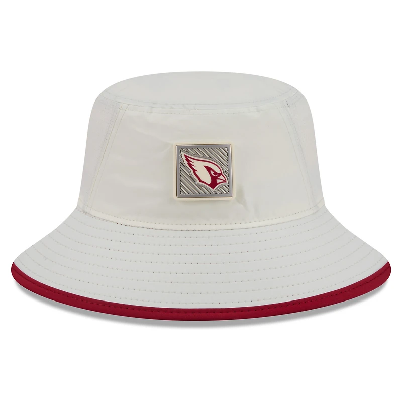 Men's New Era Cream Arizona Cardinals 2026 NFL Training Camp Sport Bucket Hat