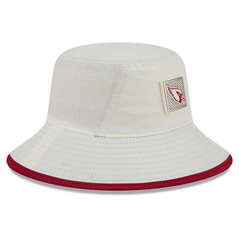 Men's New Era Cream Arizona Cardinals 2026 NFL Training Camp Sport Bucket Hat