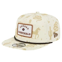 Men's New Era  Cream Arizona Cardinals Desert Rose 19TWENTY Adjustable Hat