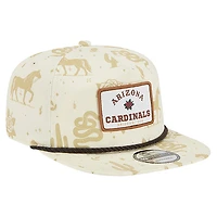 Casquette ajustable New Era 19TWENTY crème Desert Rose des Cardinals de l'Arizona pour homme