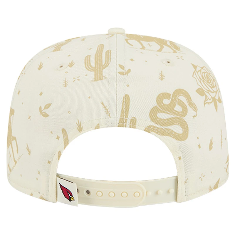 Casquette ajustable New Era 19TWENTY crème Desert Rose des Cardinals de l'Arizona pour homme