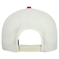 Men's New Era  Cream Arizona Cardinals Upside Down 9FIFTY A-Frame Snapback Hat