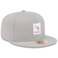 Casquette ajustée New Era grise Arizona Cardinals 2025 Sideline Quill Tech 59FIFTY pour homme