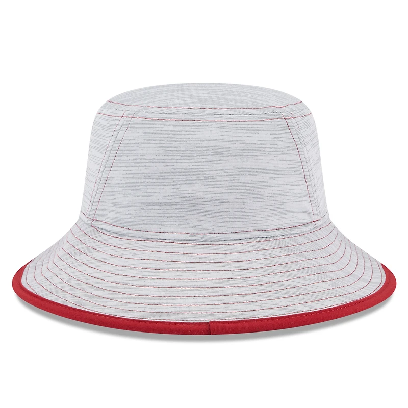Chapeau bob Game des Cardinals de l'Arizona New Era gris pour homme