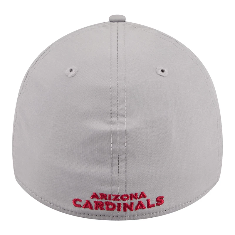 Casquette New Era Flex grise perforée Arizona Cardinals pour homme (modèle 39THIRTY).