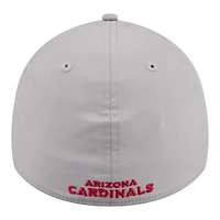 Casquette New Era Flex grise perforée Arizona Cardinals pour homme (modèle 39THIRTY).