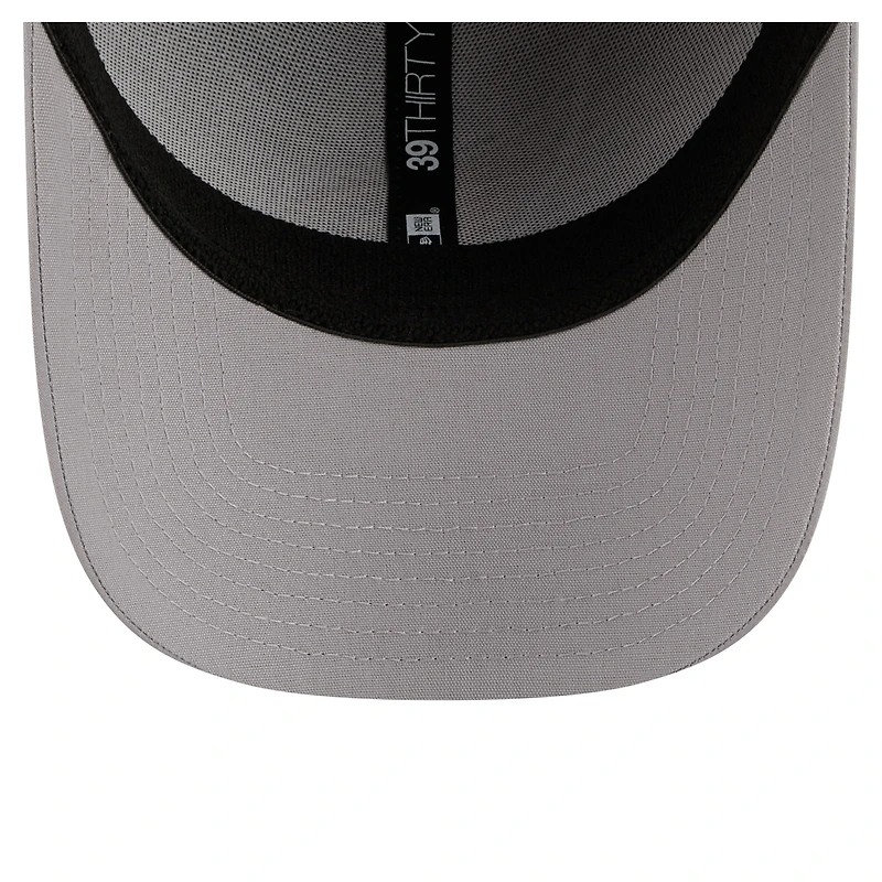 Men's New Era Gray Arizona Cardinals Perforated 39THIRTY Flex Hat