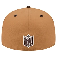 Men's New Era  Light Brown/Dark Brown Arizona Cardinals Two-Tone Walnut 59FIFTY Fitted Hat