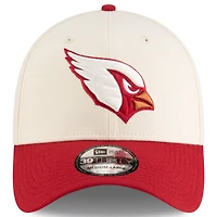 Men's New Era  Natural/Cardinal Arizona Cardinals 2025 Rivalries Collection Sideline 39THIRTY Flex Hat