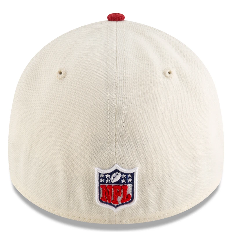Men's New Era  Natural/Cardinal Arizona Cardinals 2025 Rivalries Collection Sideline 39THIRTY Flex Hat