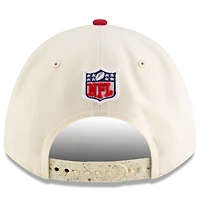Men's New Era  Natural/Cardinal Arizona Cardinals 2025 Rivalries Collection Sideline A-Frame 9FORTY Adjustable Hat