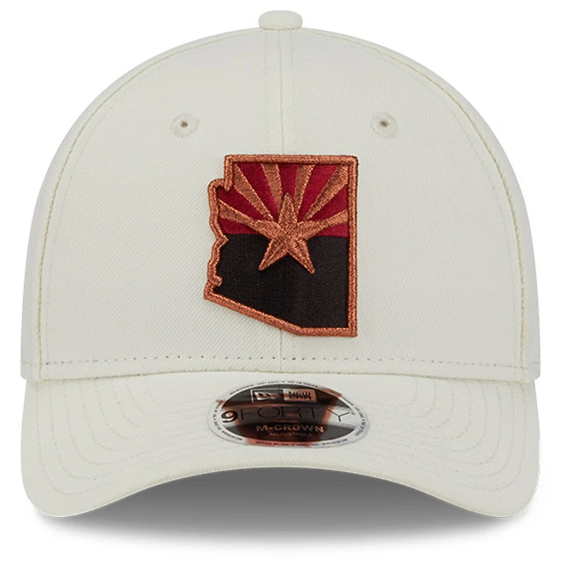 Casquette ajustable 9FORTY M-Crown pour homme, collection 2025 Rivalries des Cardinals de l'Arizona, collection New Era Natural