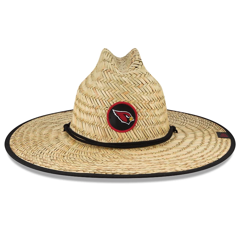 Men's New Era Natural Arizona Cardinals NFL Training Camp Official Straw Lifeguard Hat