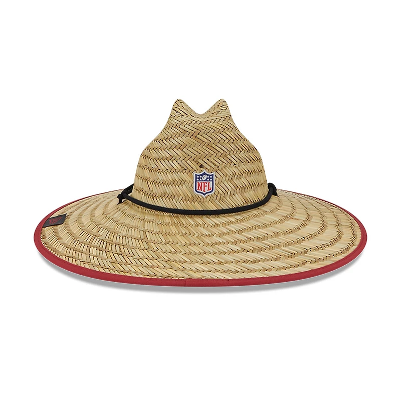 Men's New Era Natural Arizona Cardinals NFL Training Camp Official Straw Lifeguard Hat