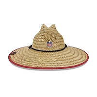 Men's New Era Natural Arizona Cardinals NFL Training Camp Official Straw Lifeguard Hat