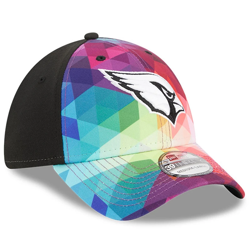 Casquette flexible New Era Arizona Cardinals 2023 NFL Crucial Catch 39THIRTY rose pour homme