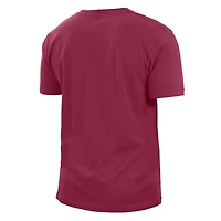 T-shirt pour homme New Era rouge Arizona Cardinals 2022 Sideline Ink Dye