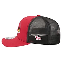 Casquette trucker ajustable New Era rouge Arizona Cardinals 9SEVENTY pour homme