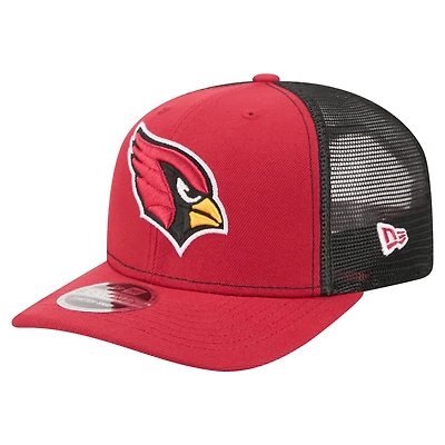 Men's New Era  Red Arizona Cardinals 9SEVENTY Trucker Adjustable Hat