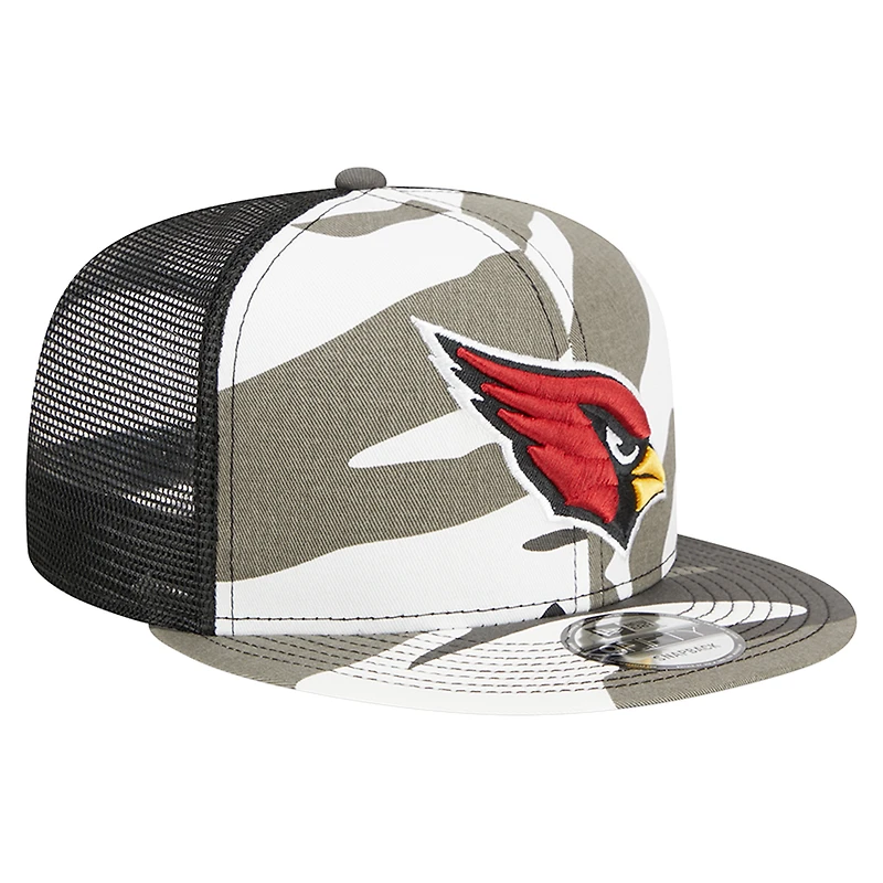 Men's New Era Urban Camo Arizona Cardinals 9FIFTY Trucker Snapback Hat
