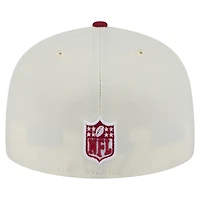 Men's New Era  White/Cardinal Arizona Cardinals Main 59FIFTY Fitted Hat