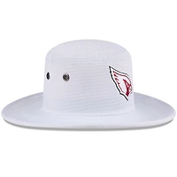 Men's New Era White Arizona Cardinals 2024 NFL Training Camp Panama Bucket Hat