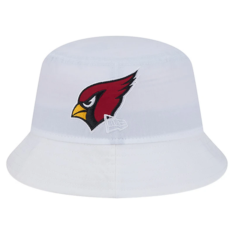 bob New Era blanc pour homme logo des Cardinals de l'Arizona