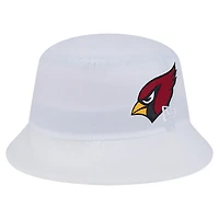 bob New Era blanc pour homme logo des Cardinals de l'Arizona