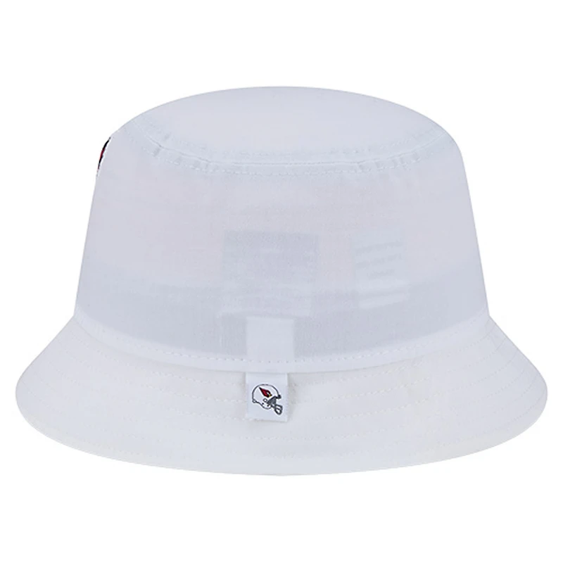 bob New Era blanc pour homme logo des Cardinals de l'Arizona