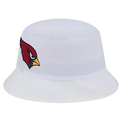 bob New Era blanc pour homme logo des Cardinals de l'Arizona