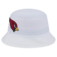 bob New Era blanc pour homme logo des Cardinals de l'Arizona