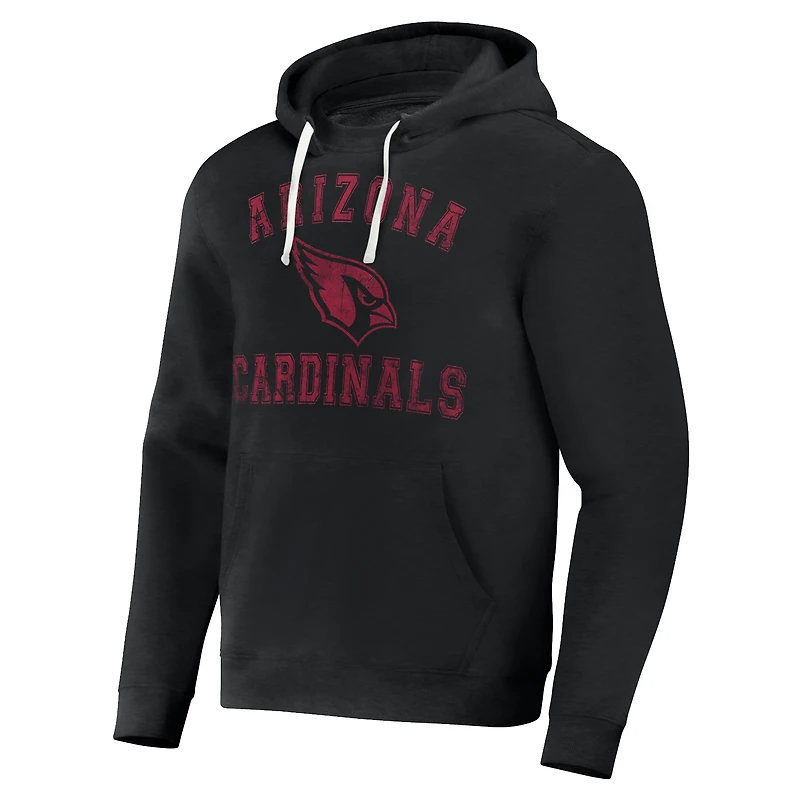 Sweat à capuche noir pour homme de la collection NFL x Darius Rucker Fanatics, motif entraîneur des Arizona Cardinals