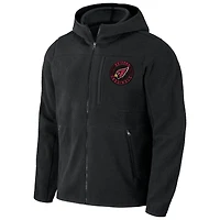 Collection NFL x Darius Rucker pour hommes par Fanatics Sweat à capuche entièrement zippé en sherpa noir Arizona Cardinals