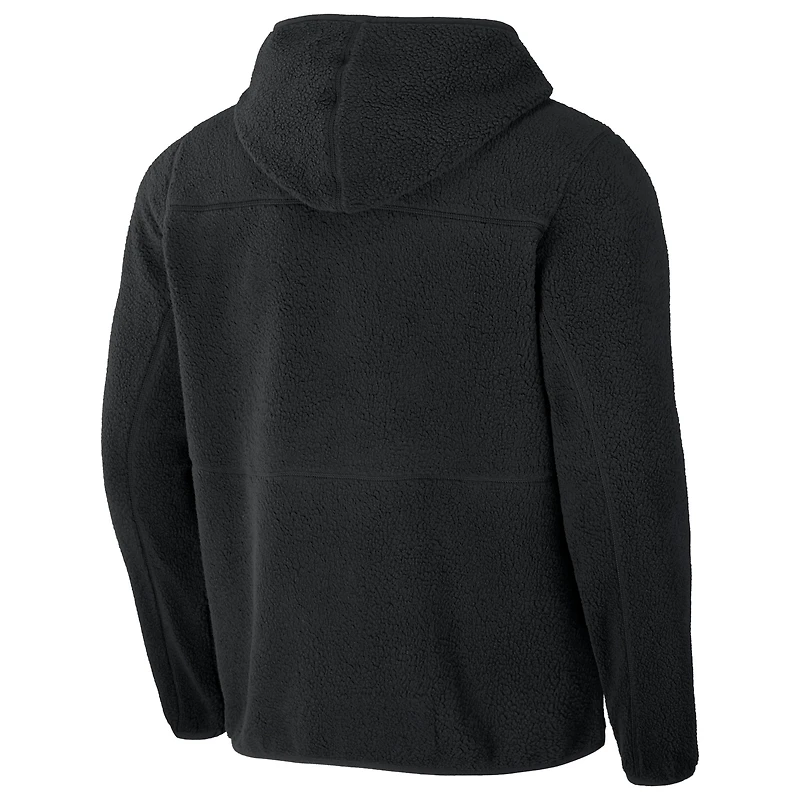 Collection NFL x Darius Rucker pour hommes par Fanatics Sweat à capuche entièrement zippé en sherpa noir Arizona Cardinals