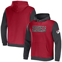 Collection NFL x Darius Rucker pour hommes par Fanatics Cardinal/Charcoal Arizona Cardinals Sweat à capuche color block