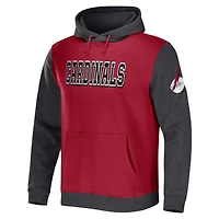 Collection NFL x Darius Rucker pour hommes par Fanatics Cardinal/Charcoal Arizona Cardinals Sweat à capuche color block