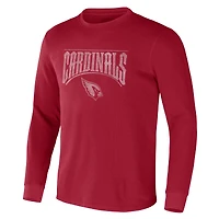 T-shirt thermique à manches longues pour homme NFL x Darius Rucker Collection by Fanatics Cardinal Arizona Cardinals