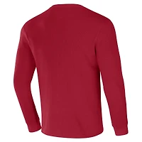 T-shirt thermique à manches longues pour homme NFL x Darius Rucker Collection by Fanatics Cardinal Arizona Cardinals
