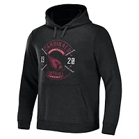 Collection NFL x Darius Rucker pour hommes par Fanatics Heather Charcoal Arizona Cardinals Radar Sweat à capuche