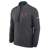 Pull Nike anthracite Arizona Cardinals léger Victory Dri-FIT à demi-zip pour homme