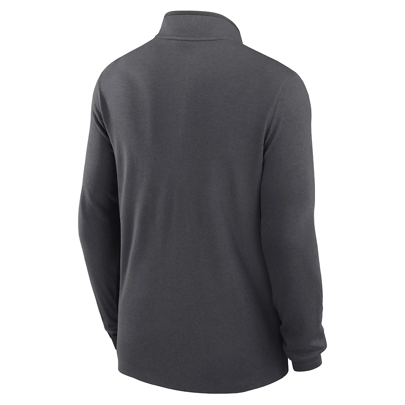 Pull Nike anthracite Arizona Cardinals léger Victory Dri-FIT à demi-zip pour homme