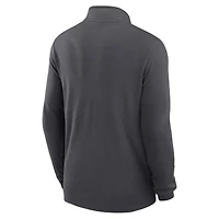 Pull Nike anthracite Arizona Cardinals léger Victory Dri-FIT à demi-zip pour homme