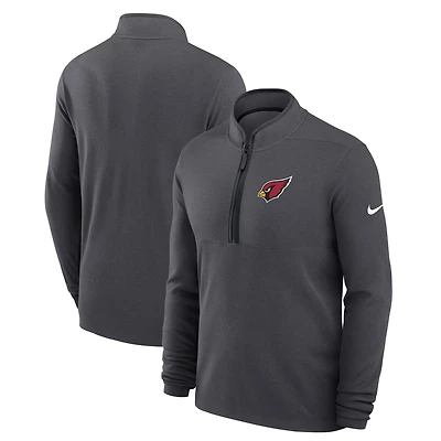 Men's Nike Anthracite Arizona Cardinals Lightweight Victory Dri-FIT Half-Zip Pullover