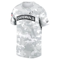 Men's Nike Arctic Camo Arizona Cardinals 2024 Salute To Service Performance T-Shirt