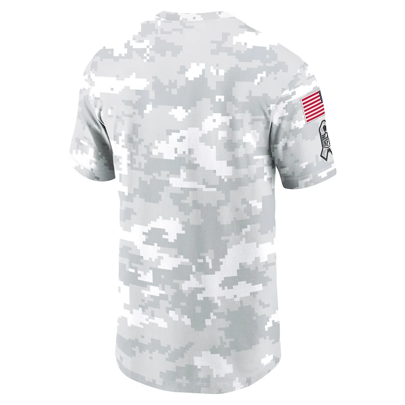 Men's Nike Arctic Camo Arizona Cardinals 2024 Salute To Service Performance T-Shirt