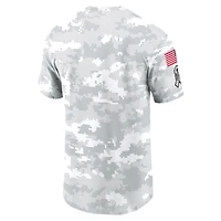 Men's Nike Arctic Camo Arizona Cardinals 2024 Salute To Service Performance T-Shirt